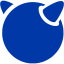 royal azure blue free bsd icon