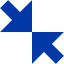 royal azure blue fullscreen exit icon