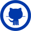 royal azure blue github 10 icon