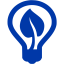 royal azure blue greentech icon