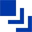 royal azure blue layers 2 icon