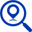 royal azure blue local seo icon