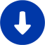 royal azure blue low importance icon