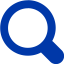 royal azure blue magnifying glass 3 icon