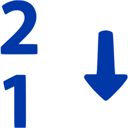 numerical sorting 2 icon