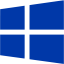 royal azure blue os windows8 icon