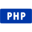 royal azure blue php icon