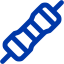 royal azure blue resistor icon