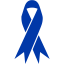 royal azure blue ribbon 18 icon