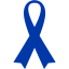 royal azure blue ribbon 5 icon