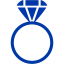 royal azure blue ring 2 icon