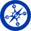 royal azure blue safari icon