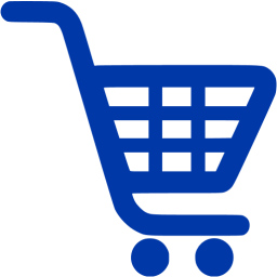 Royal azure blue shopping cart icon - Free royal azure blue cart icons