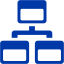 royal azure blue sitemap 2 icon