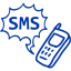 royal azure blue sms 5 icon