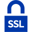 royal azure blue ssl badge 4 icon