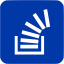 royal azure blue stackoverflow 3 icon