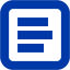 royal azure blue text file 6 icon