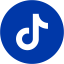 royal azure blue tiktok 3 icon