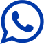 royal azure blue whatsapp icon