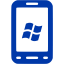 royal azure blue windows icon