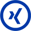 royal azure blue xing 5 icon