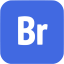 royal blue adobe br icon