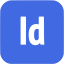 royal blue adobe id icon