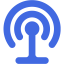 royal blue antenna 6 icon