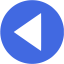 royal blue arrow 104 icon