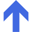 royal blue arrow 138 icon