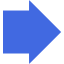 royal blue arrow 14 icon