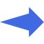 royal blue arrow 15 icon