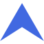 royal blue arrow 151 icon