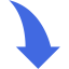 royal blue arrow 239 icon