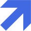 royal blue arrow 304 icon