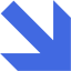 royal blue arrow 326 icon