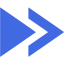 royal blue arrow 48 icon