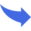 royal blue arrow 54 icon