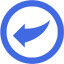 royal blue arrow 64 icon