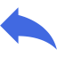 royal blue arrow 80 icon