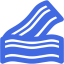 royal blue bacon icon