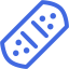 royal blue bandage icon