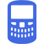 royal blue blackberry icon