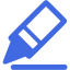 royal blue border color icon