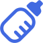 royal blue bottle icon