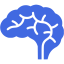 royal blue brain icon