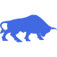 royal blue bull 2 icon