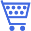 royal blue cart 13 icon