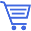 royal blue cart 2 icon